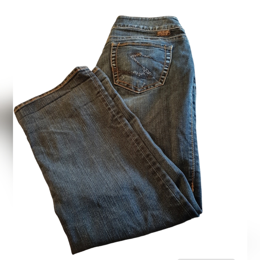 Silver Capri /Ankle Suki Jeans Size 28